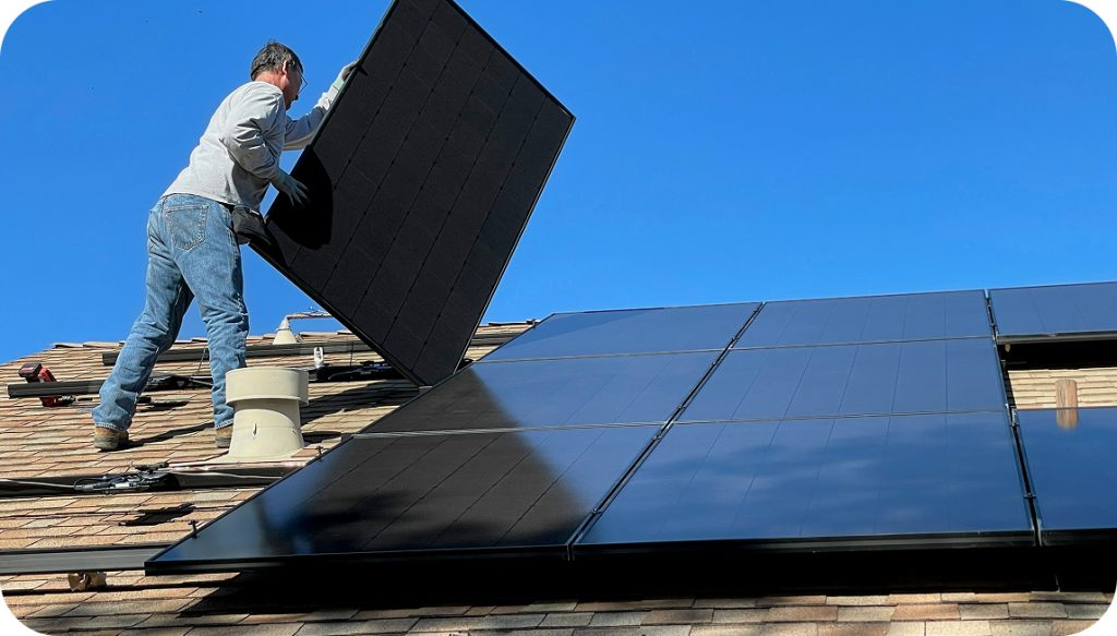 Installation von Solarmodulen mit Zahlungsplänen verfügbar