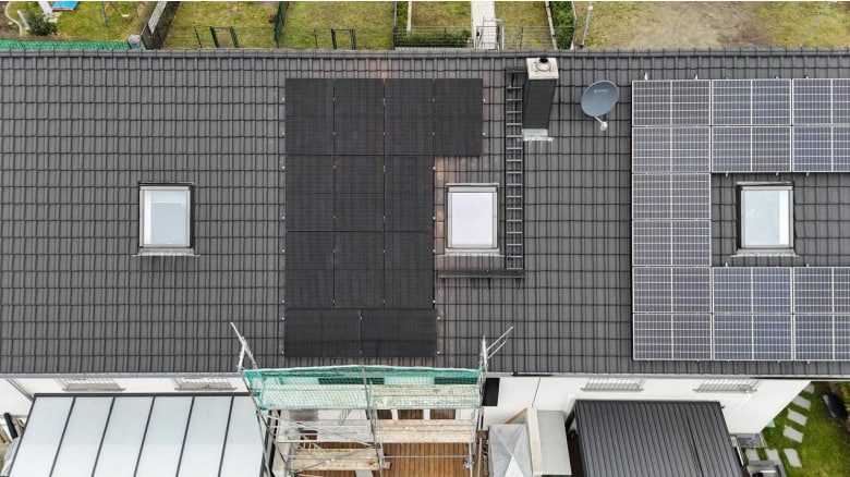 Kompakte Photovoltaikanlage mit 5,4 kWp Leistung